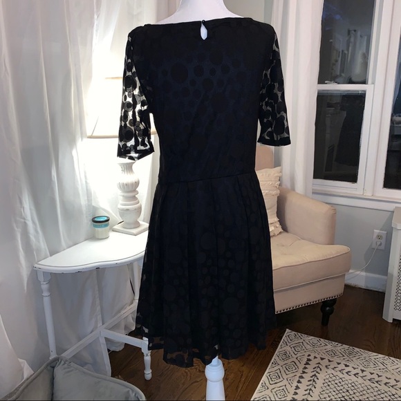 Black LC Lauren Conrad Polka Dot Dress - Picture 2 of 6